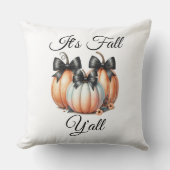 秋Y'all：パステル・パンプキンス クッション (正面)