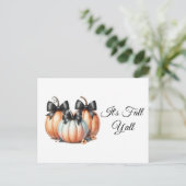 秋Y'all：パステル・パンプキンス シーズンポストカード (スタンド正面)