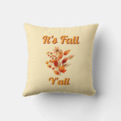 秋Y'all – ファームハウス秋素朴アクセント クッション (裏面)