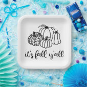 秋Y'all ペーパープレート (パーティー)