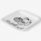 秋Y'all ペーパープレート (傾斜あり)