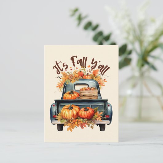 秋Y'all ポストカード (スタンド正面)