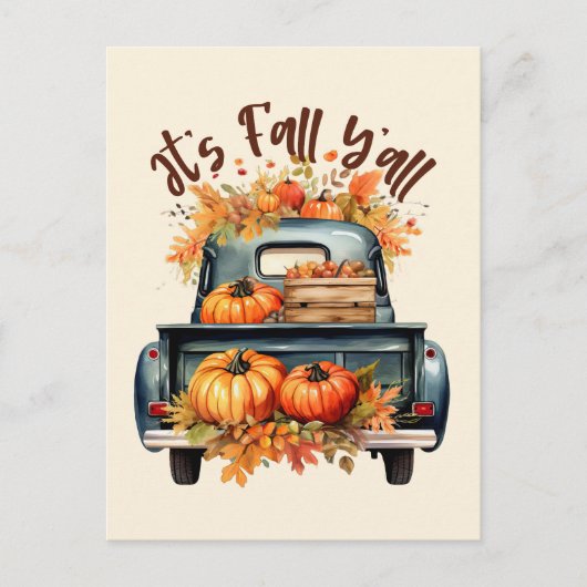 秋Y'all ポストカード (正面)