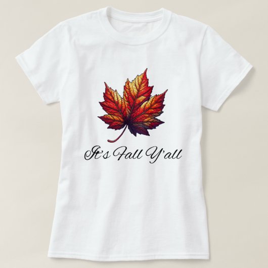 秋Y'all | 秋季 | カボチャ Tシャツ (デザイン正面)