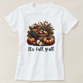 秋Y'all | 秋季 | カボチャ Tシャツ