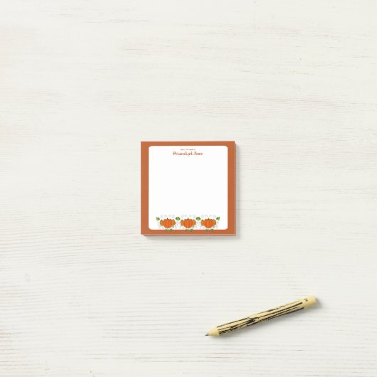 秋Y'all - 3x3 ポストイット (デスク上)