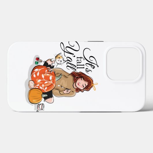 秋Y'all iPhone 13 Proケース Case-Mate iPhoneケース (裏面 (横))