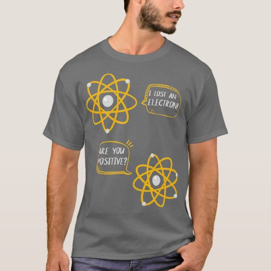 科学おたく物理ジョーク化学ギークユーモア Tシャツ (正面)