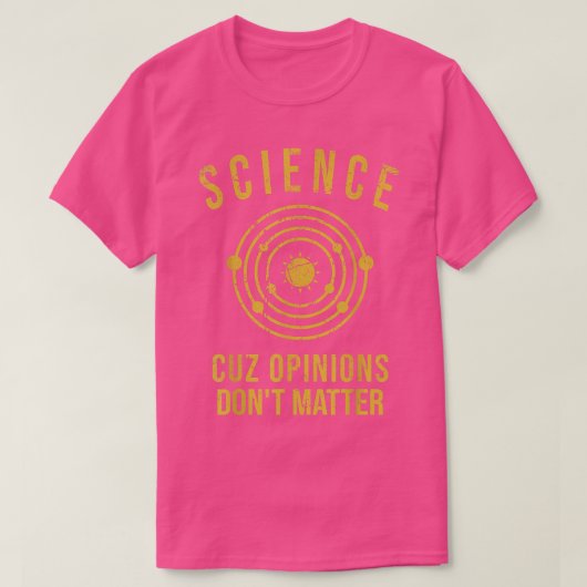 科学おたく皮肉おもしろいレトロヴィンテージ Tシャツ (デザイン正面)