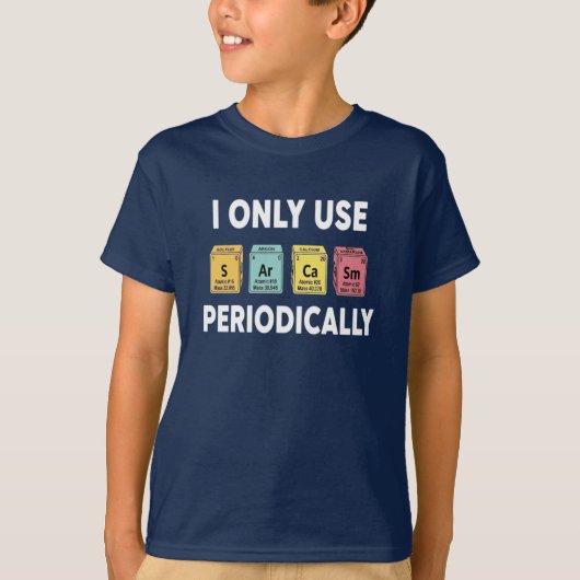 科学おたく皮肉の定期的なテーブルシャツジョーク Tシャツ (正面)