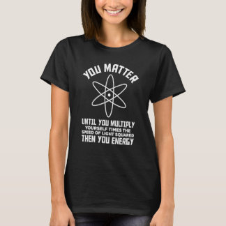 科学おもしろいことわざ化学生物学物理学茶 Tシャツ