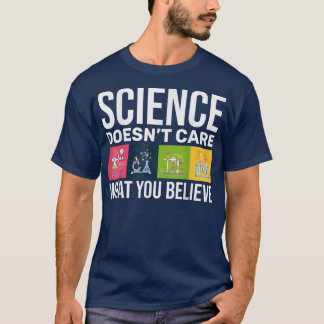 科学おもしろいは気に君の750信じ年 Tシャツ