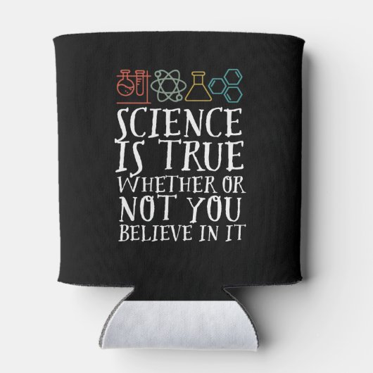 科学おもしろいは真のギークおたく科学者 缶クーラー (裏面)