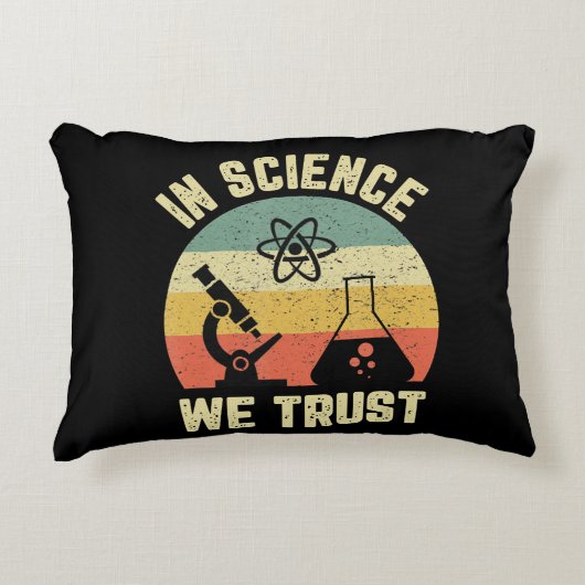 科学おもしろいシャツ物理学生物学の贈り物 アクセントクッション (正面)