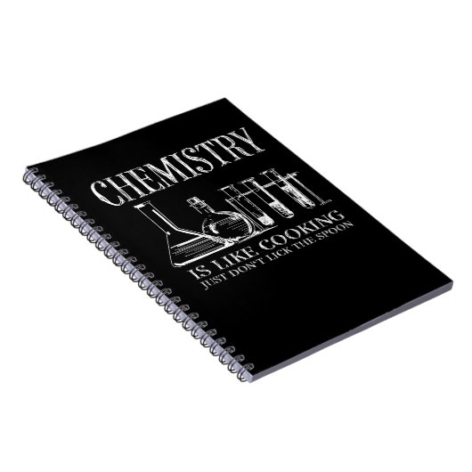 科学おもしろい学生の化学は料理のようなものだ ノートブック (右側)