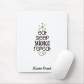 科学おもしろい学生の学校のギフトパーソナライズされた マウスパッド (マウス)