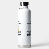 科学おもしろい愛好家の化学のジョーク ウォーターボトル (右面)