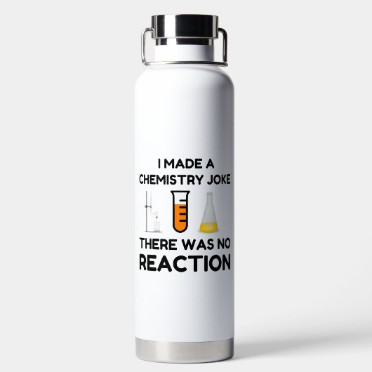 科学おもしろい愛好家の化学のジョーク ウォーターボトル (背面)