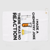 科学おもしろい愛好家の化学のジョーク ゴルフタオル (横)