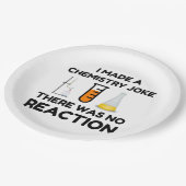 科学おもしろい愛好家の化学のジョーク ペーパープレート (アングル)