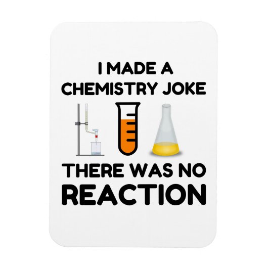 科学おもしろい愛好家の化学のジョーク マグネット (縦)