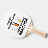 科学おもしろい愛好家の化学のジョーク 卓球ラケット (横)