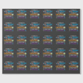 科学おもしろい生物学化学物理先生 ラッピングペーパー (フラット)