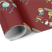 科学おもしろい ラッピングペーパー (ロールコーナー)