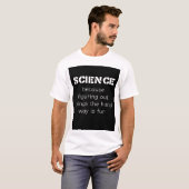 科学おもしろいTシャツ – 科学Lに最適な贈り物 Tシャツ (正面フル)