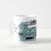 科学がいかに働くか-コーヒー・マグ コーヒーマグカップ (正面左)