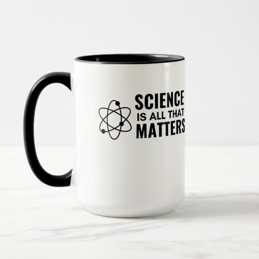 科学が大事だ マグカップ (左)
