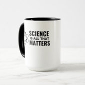 科学が大事だ マグカップ (正面左)