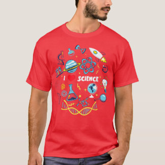 科学が大好き、科学が愛してる Tシャツ