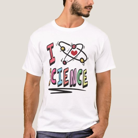 科学が好き Tシャツ (正面)