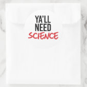 科学が必要 ラウンドシール (バッグ)