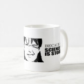 科学が愚かであるので コーヒーマグカップ (正面右)