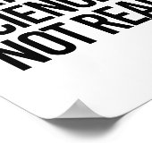 科学がnであることを証明する人への無料ドリンク ポスター (角)