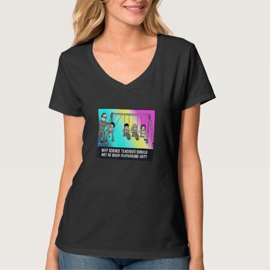 科学ことわざ先生4 Tシャツ (正面)