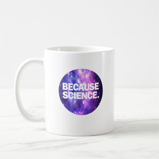 科学だから コーヒーマグカップ (左)