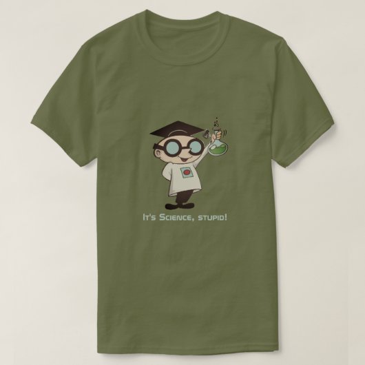 科学だバカ! Tシャツ (デザイン正面)