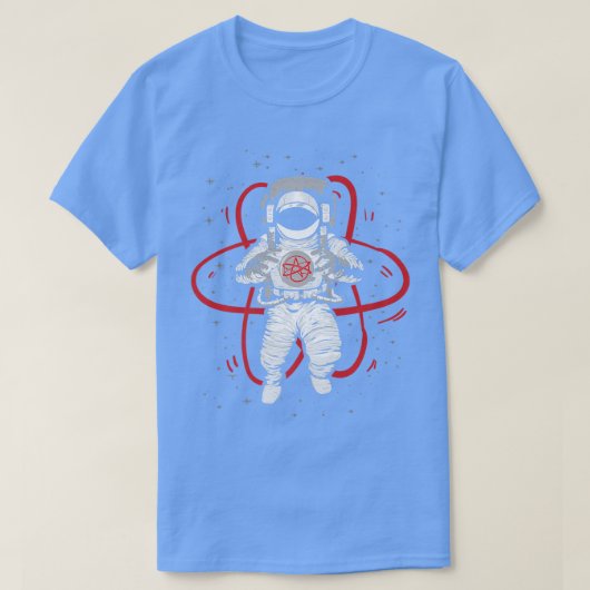 科学でカッコいいは、人類の無神論者を信頼する Tシャツ (デザイン正面)