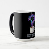 科学とコーヒーに駆り立てられた好奇心 モーフィングマグカップ (正面左)