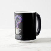 科学とコーヒーに駆り立てられた好奇心 モーフィングマグカップ (正面右)