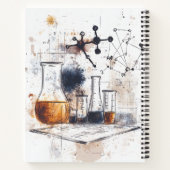 科学と化学をテーマにしたノートブック ノートブック (裏面)