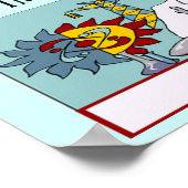 科学と宗教のジョーク ポスター (角)