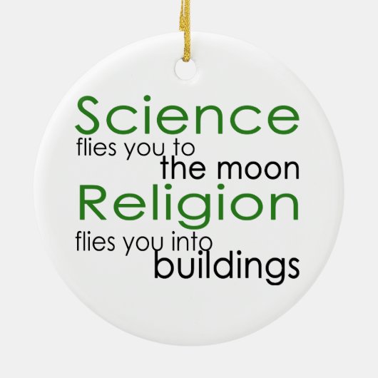 科学と宗教 セラミックオーナメント (裏面)