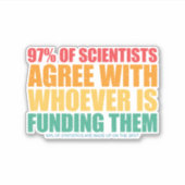 科学と統計 シール (正面)