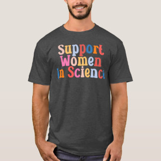 科学における女性の支援2 Tシャツ