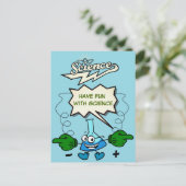 科学におもしろいがある ポストカード (スタンド正面)