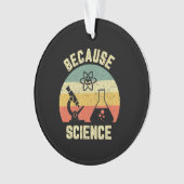 科学におもしろいよる科学生物学の物理学 オーナメント (正面)